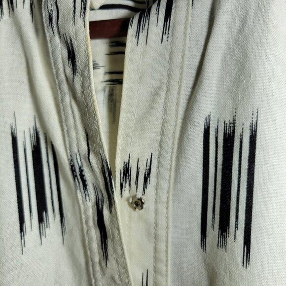 ❤️ 3 for $35 Derek Lam 10 Crosby ikat tribal print shirt sheath dress xs small - Picture 6 of 11